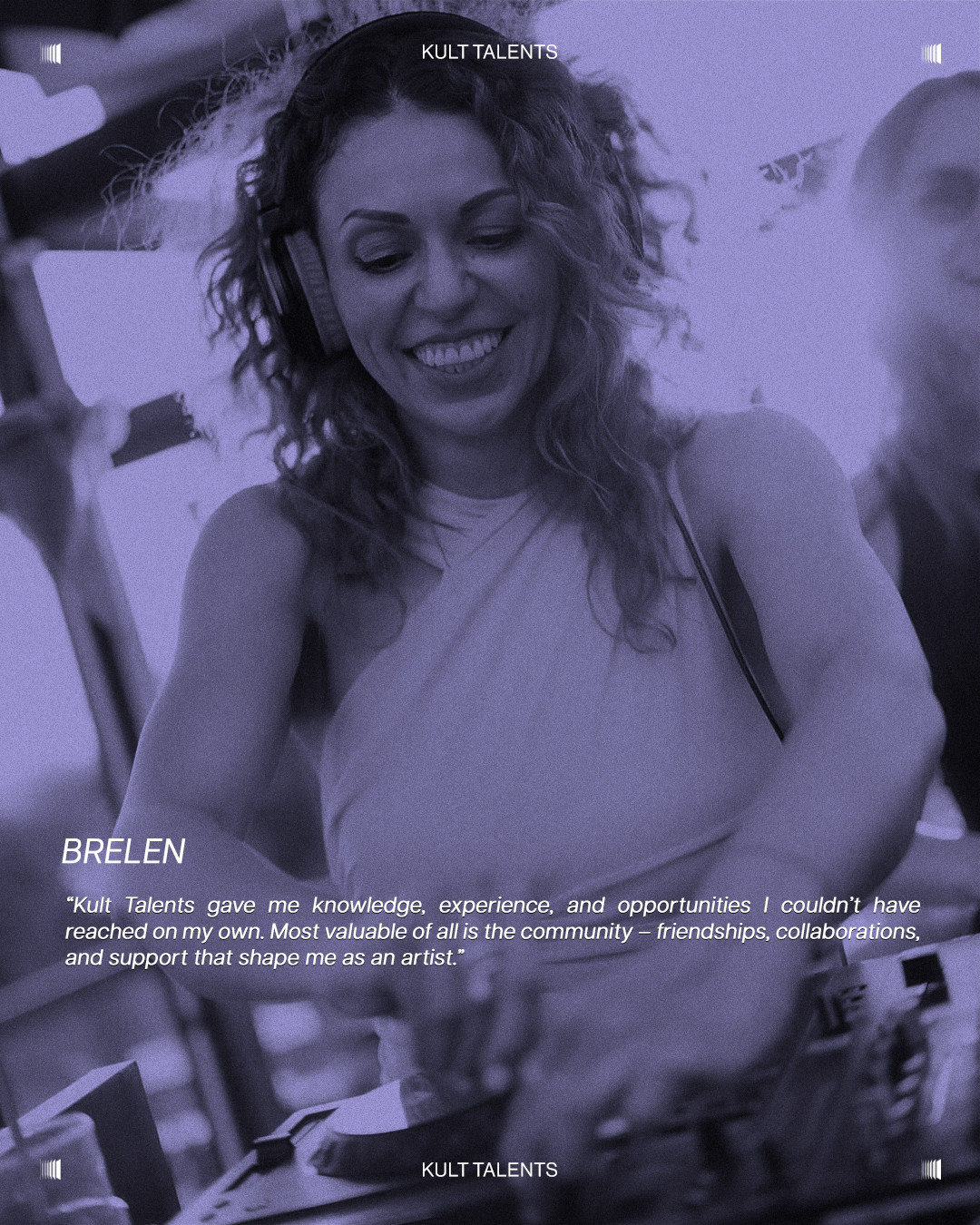 BRELEN tokom DJ nastupa